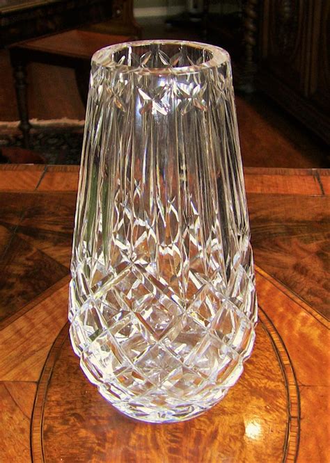 irish waterford crystal   vase rockwell antiques dallas