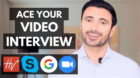 8 Tips To Ace Your Video Interview Youtube