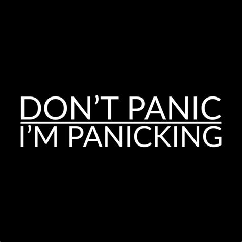 don t panic i m panicking men s t shirt sam and mickey parodies