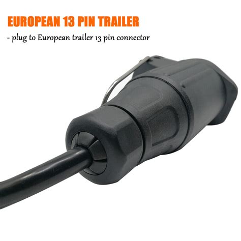 USA Pin Flat Plug To European Pin Connector To Trailer Light Converter EBay