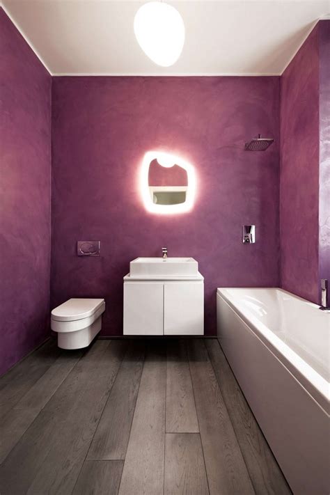 Hollywood regency is another style that benefits from the glitz, glam and exuberance of purple at its dazzling best. Get Inspired With Purple Bathrooms