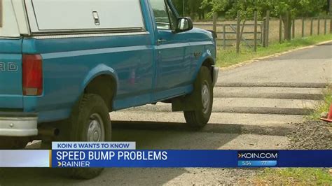 ‘ridiculous Speed Bumps Anger Rainier Neighbors Youtube