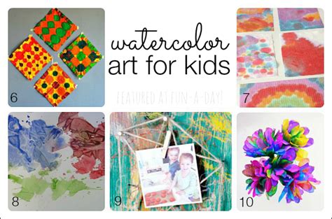 Watercolor Art For Kids 10 Colorful Ideas