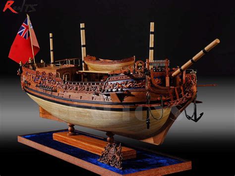 Pear Wood Version Hobby Ship Model Building Kits Scale 124 French Navy