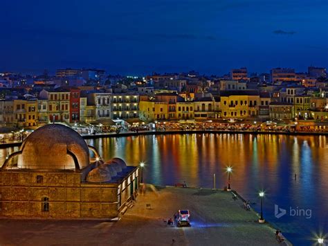 The Venetian Harbor Greece October 2015 Bing Wallpaper Preview