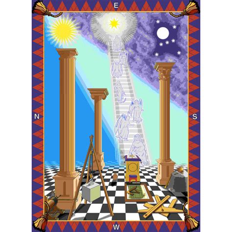 Lewis Masonic Cards Prints First Degree Tracing Board