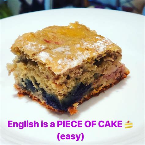 It's a piece of cake. Check out this ESL Instagram post to learn the meaning of ...