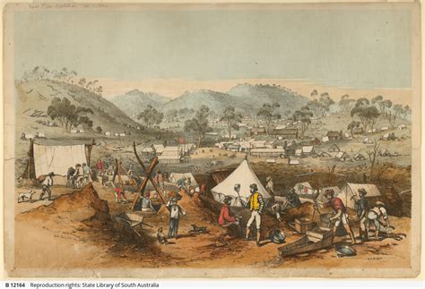 Mt Alexander Gold Diggings From Adelaide Hill Artwork State