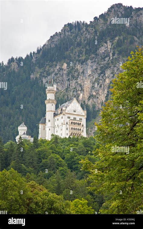 Fussen Schloss Castle In Bavaria Germany Stock Photo Alamy
