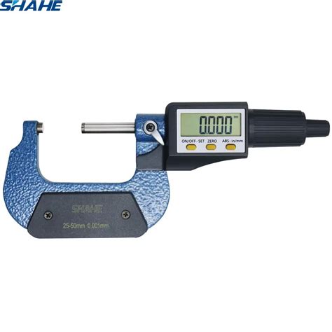 25 50 Mm Digital Micrometer 0001 Mm Electronic Micrometers Caliper