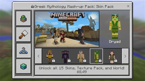 Minecraft Pocket Edition Greek Mythology Mash Up Pack Gamerheadquarters