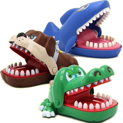 2020 Mouth Dentist Bite Finger Toy Large Crocodile Pulling Teeth Bar