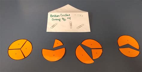 Broken Circles Activity Free Printable Math Love