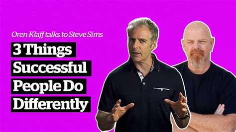 3 Things Successful People Do Differently Youtube