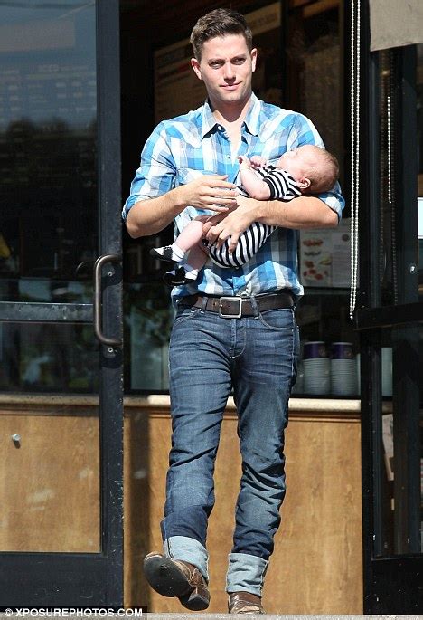 Twilight Actor Jackson Rathbone Dotes On Two Month Old Son Monroe During Coffee Run In L A