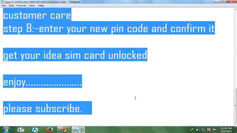 Maybe you would like to learn more about one of these? how to unlock your idea sim card using puk code - YouTube