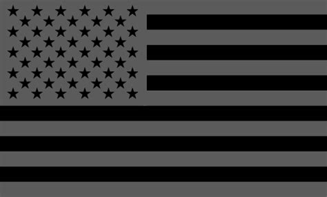 American Flag Sticker Gray And Black Sticker Nuke ᵀᴹ
