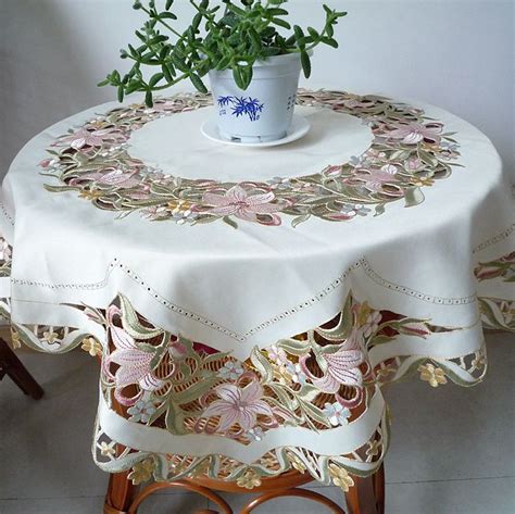 Buy Beautiful Embroidered Table Cloth Embroidery