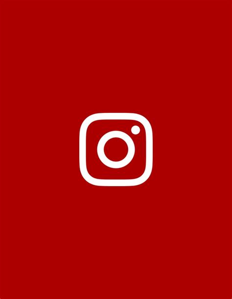 Red Instagram Icon Red Instagram Icon Red Instagram Red Icon