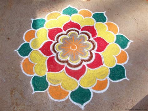 Simple Rangoli Designs Pooja Room And Rangoli Designs