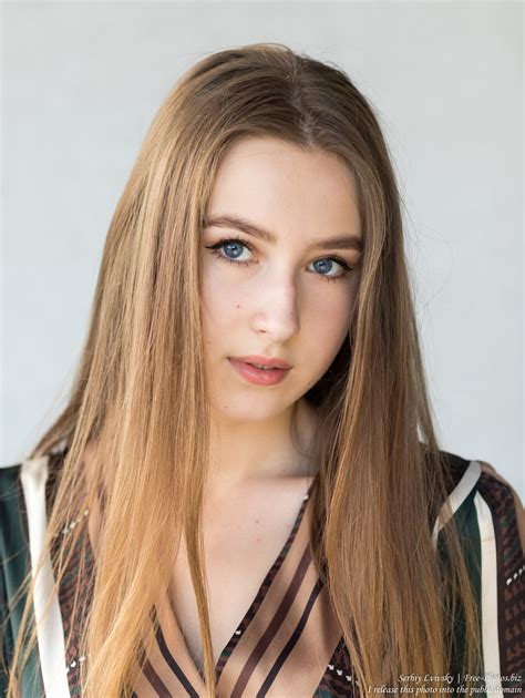 Photo Of Vika A 17 Year Old Girl With Blue Eyes And Natural Fair Hair Photographed In June