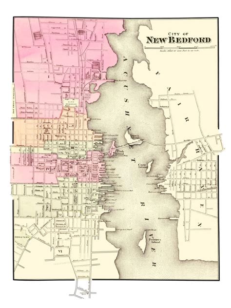 Historical Map Of New Bedford Massachusetts From 1871 Knowol