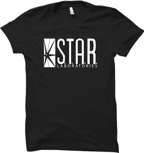 Star Laboratories T Tshirt The Flash New Tv Series Star Etsy T