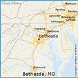 Bethesda Maryland Map - TravelsFinders.Com