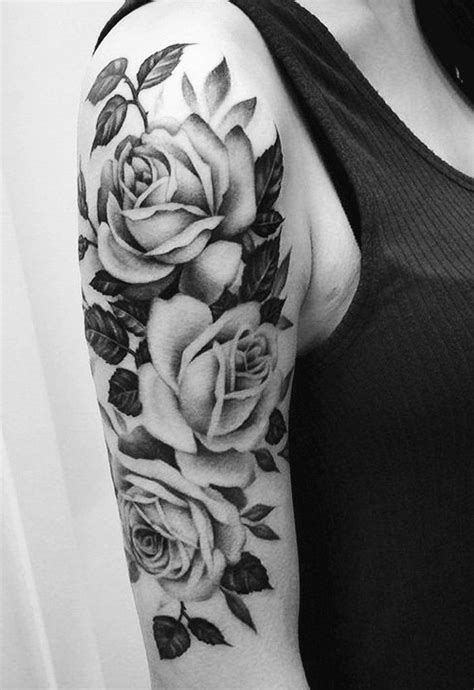 See more ideas about half sleeve tattoo, half sleeve tattoos designs, rose half sleeve. Pin by Shannon Blinn on tattoos | Girls with sleeve ...