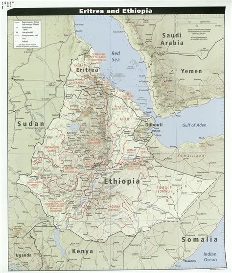 Ethiopia Maps Perry Castañeda Map Collection Ut Library Online