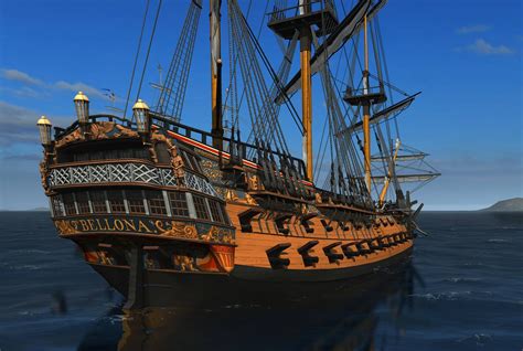 Infografía Del Hms Bellona Sailing Ships Sailing Wooden Ship