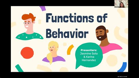 Functions Of Behavior Youtube