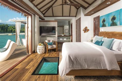 Sandals Resorts Over The Water Bungalows Are The Ultimate Luxury