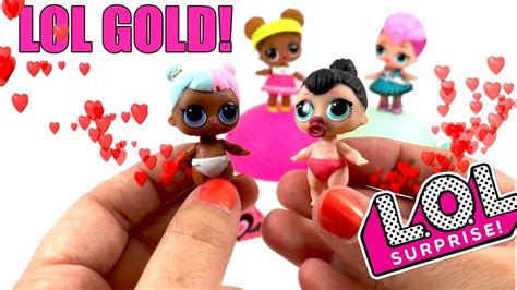 Lol Surprise Dolls Help Gold Lol Is It Lil Sugar And Spice Gold Lol Surprise Ball Found Youtube
