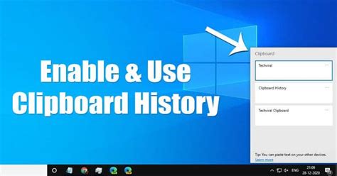 How To Enable And Use The Hidden Clipboard History On Windows 10