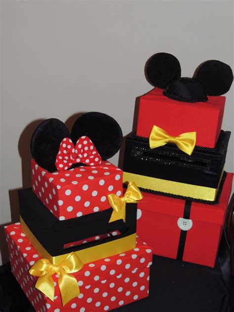 Mickey Mouse Card Box Mickey Mouse Party Decorations