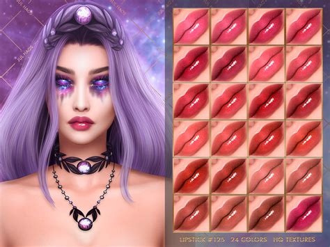 Julhaos Cosmetics Patreon Lipstick 125 The Sims 4 Catalog