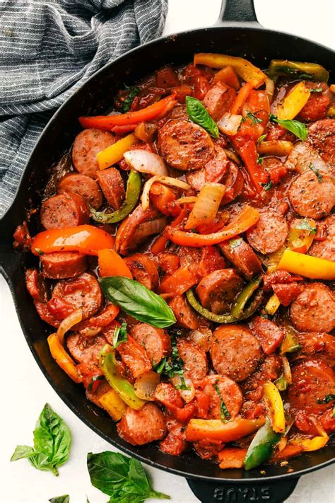 Skillet Italian Sausage And Peppers The Recipe Critic