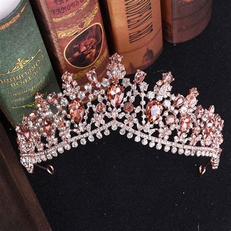Mamojko Cubic Zircon Bride Tiara Zirconia Crown Cz Diadema Bridal Crown