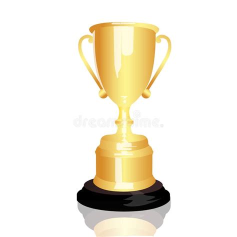 Champion Trophy Winners Silhouette Celebrations Stock Vector