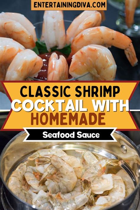 This Classic Shrimp Cocktail Recipe With Homemade Seafood Sauce Is