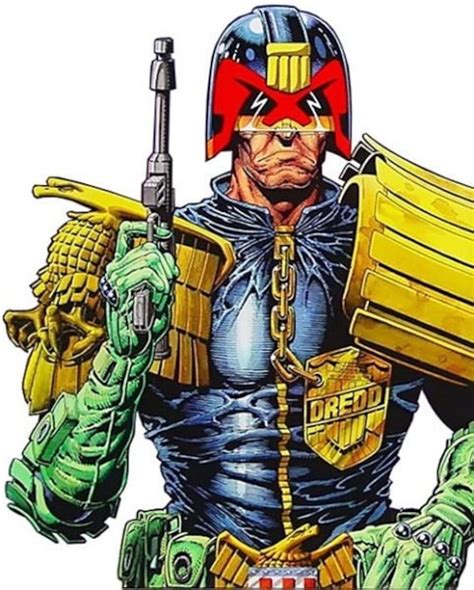 Judge Dredd Comic Version Shoulder Armor Diy Kit Etsy