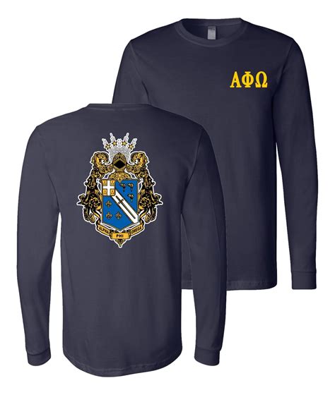 Alpha Phi Omega Coat Of Arms Black And White