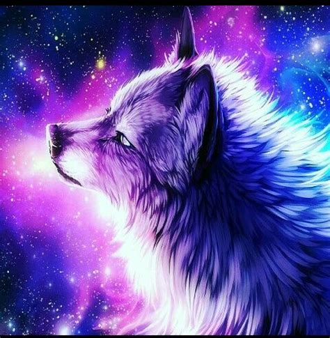 Teclado de lobo estrella galaxy personalizado compatible con una variedad de teléfonos móviles huawei y samsung. Kawaii~lobo en el espacio~ | Anime wolf