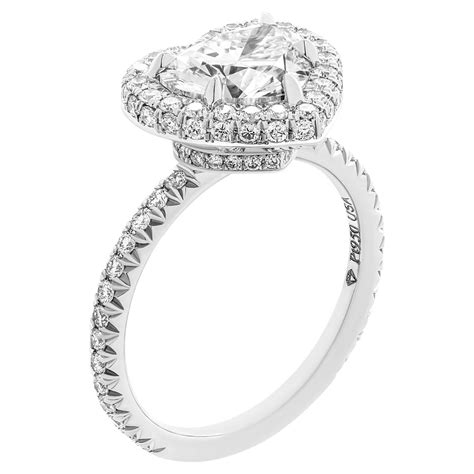 Gia Certified Carat Heart Shape Diamond Engagement Ring At Stdibs Heart Shaped
