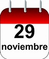 Que se celebra el 29 de noviembre - Calendario