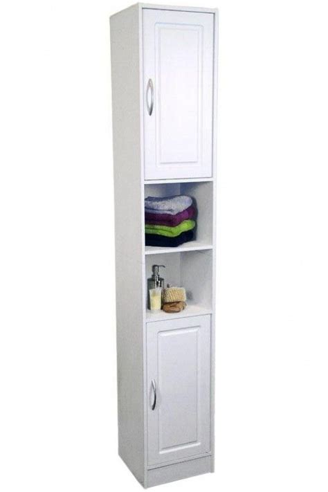 Tall Slim Bathroom Storage Cabinet Warneermug