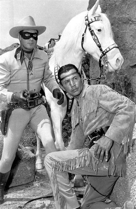 The Lone Ranger And Tonto Clayton Moore And Jay Silverheels Photo