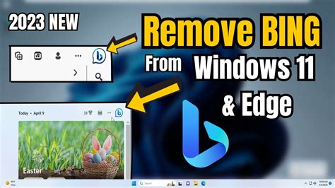 How To Remove BING Search From Windows Edge Remove BING Icon