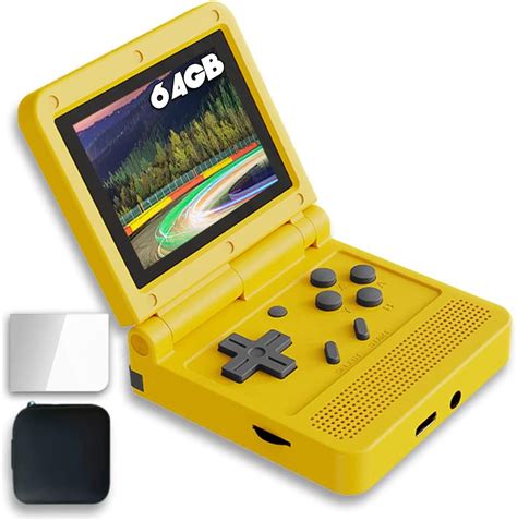 Credevzone V90 Handheld Game Console 3 Inch Retro Clamshell Games